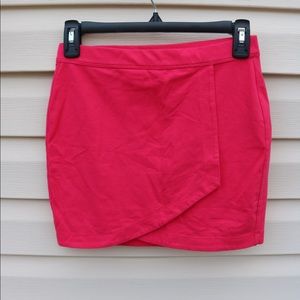 Hot pink skirt